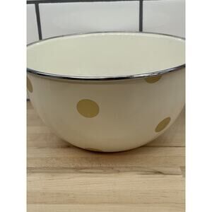 Kate Spade Enamel Polka Dot Lenox Serving Bowl